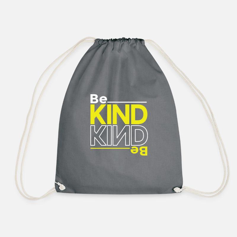 Be Kind - Turnbeutel - Grau