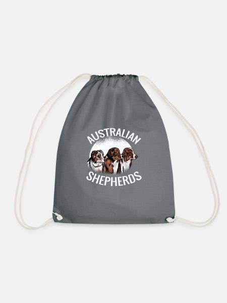 Australian Shepherd Hundebesitzer Hundeliebhaber - Turnbeutel - Grau