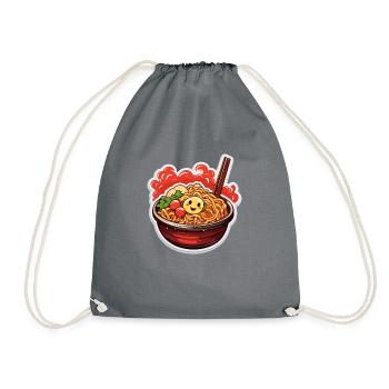 Ramen - Turnbeutel - Grau - Vorne