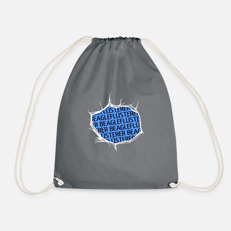 hundeliebhaber zitat hundehalter - Turnbeutel - Grau