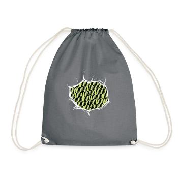 Camping-car Tente Extérieure Joke Geek Randonnée - Sac de sport léger - gris - Devant