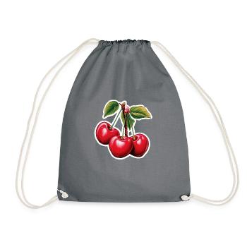 Cherry Triplets - Sac de sport léger - gris - Devant