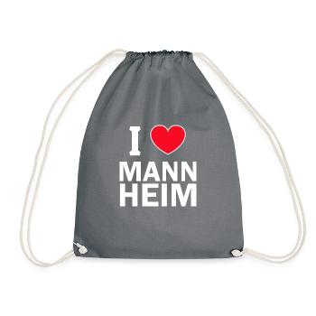 Mannheim Monnem Mannheimat - Sac de sport léger - gris - Devant