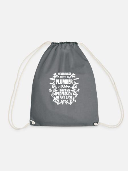 Klempner - Turnbeutel - Grau