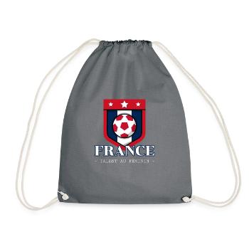 Frauenweltmeisterschaft Frankreich - Turnbeutel - Grau - Vorne