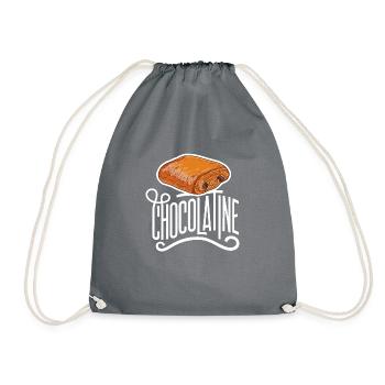 Chocolatine - Sac de sport léger - gris - Devant