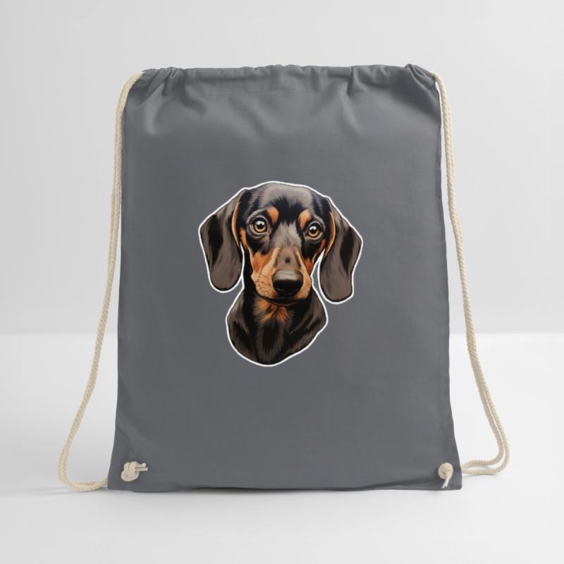 Dackel oder Dachshund Turnbeutel