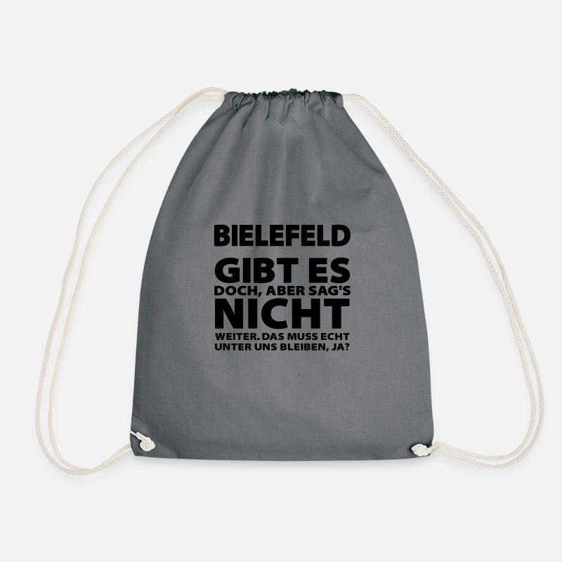 Bielefeld gibt es jetzt doch | Farbwechsel - Turnbeutel - Grau