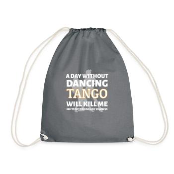 Dancing Dance Music - Drawstring Bag - grey - Front
