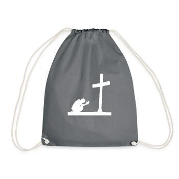Christianity Collection - Drawstring Bag - grey - Front