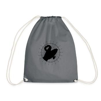 key to your heart - Drawstring Bag - grey - Front