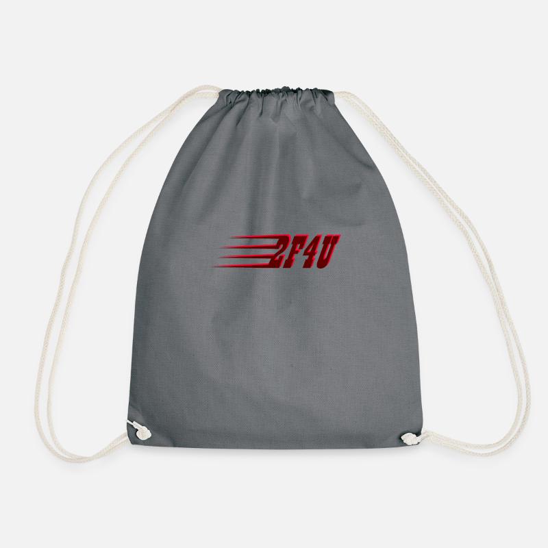 2F4U - Too Fast For You - Drawstring Bag - grey