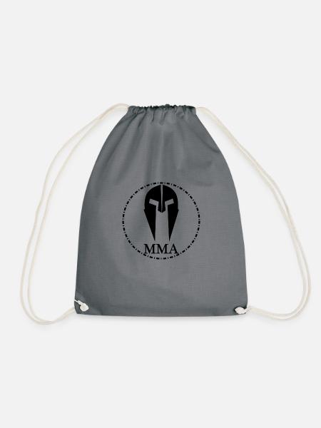 Gladiator MMA Schwarz - Turnbeutel - Grau