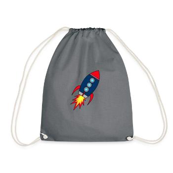 Lancement de fusée Rocket * - Sac de sport léger - gris - Devant