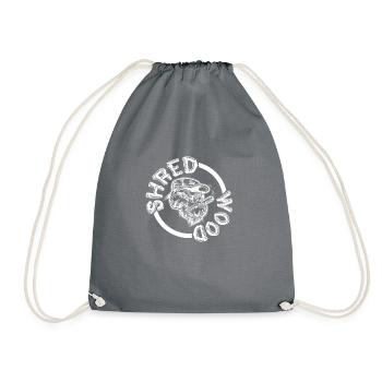 backprint large kreisxcf 2021 - Drawstring Bag - grey - Front