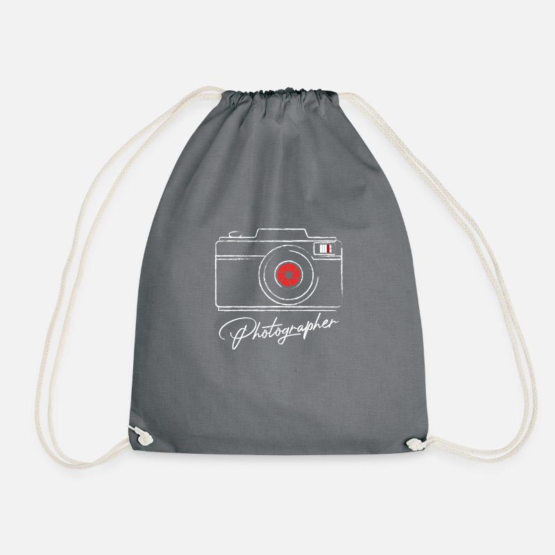 Fotograf - Turnbeutel - Grau