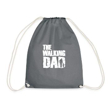 The walking Dad - Turnbeutel - Grau - Vorne