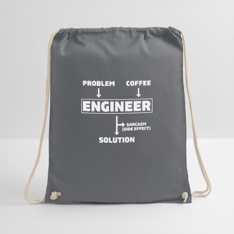 Problem Coffee Engineer Engineer Mechanical Engineering Drawstring Bag