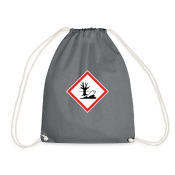 Dangereux pour l’environnement, dangereux pour l’environnement - Sac de sport léger - gris - Devant