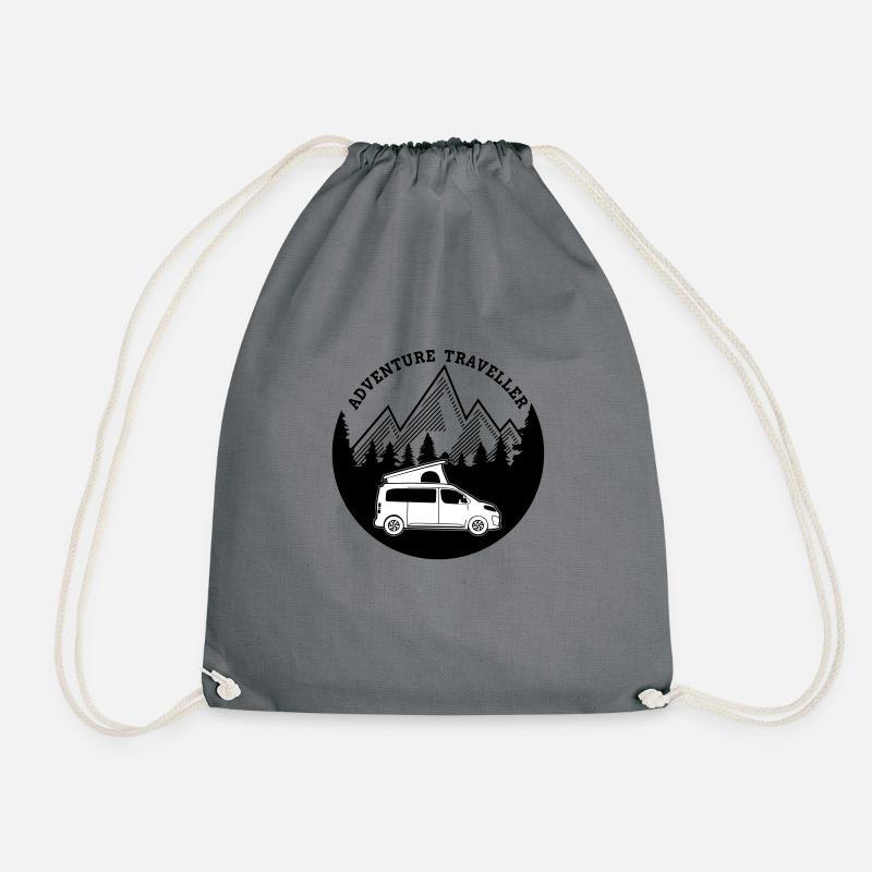 Adventure Traveller Campster Van - Turnbeutel - Grau