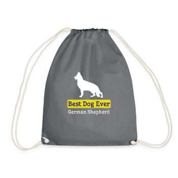 Meilleur chien de berger allemand - Sac de sport léger - gris - Devant