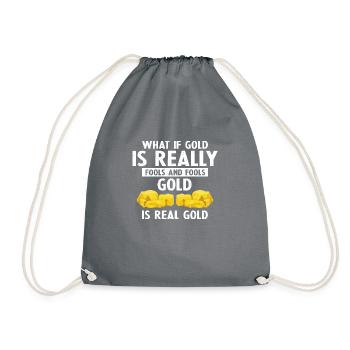 Chercheurs d'or Panning Gold Gold Mining Designs - Sac de sport léger - gris - Devant