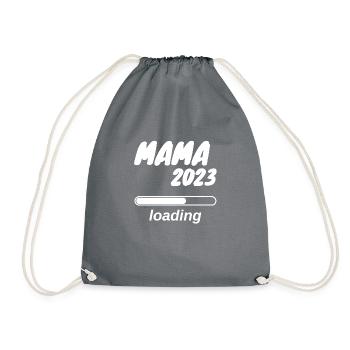 Mama 2023 chargement... - Sac de sport léger - gris - Devant
