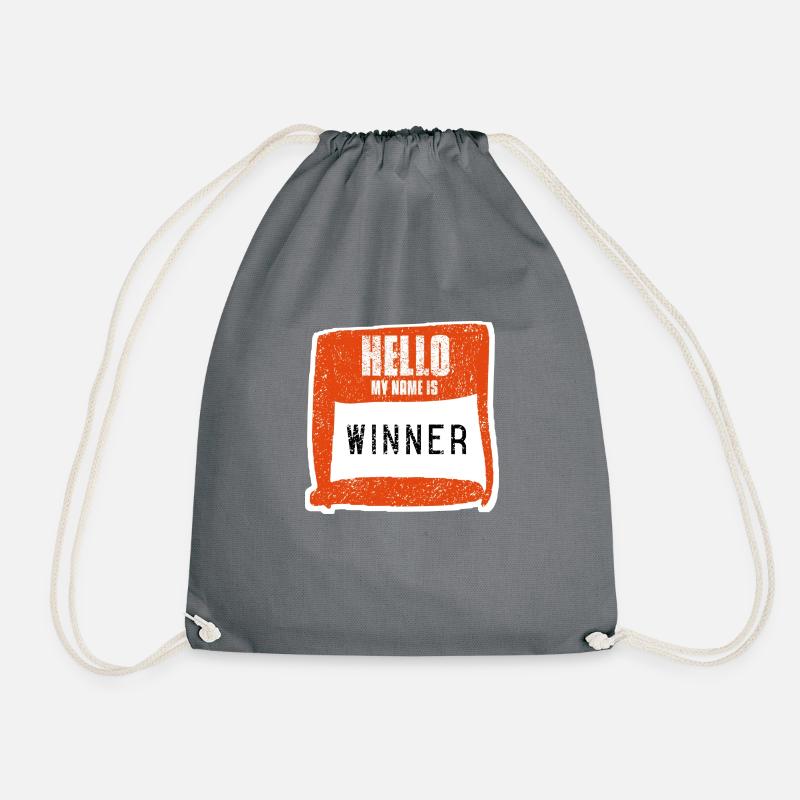 Winner - Winner - Drawstring Bag - grey