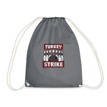 Türkei Streik - Turnbeutel - Grau - Vorne