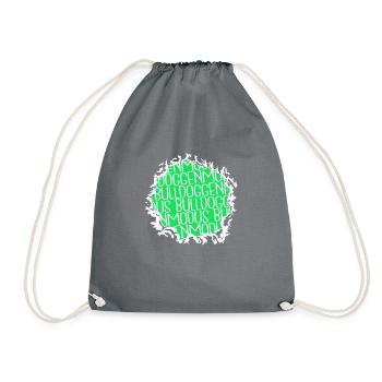Cool cadeau d’anniversaire Terrier Bday Pet - Sac de sport léger - gris - Devant