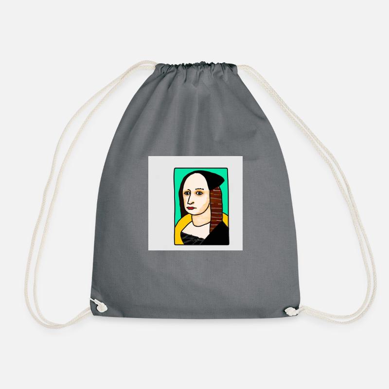 Deutch Women - Drawstring Bag - grey