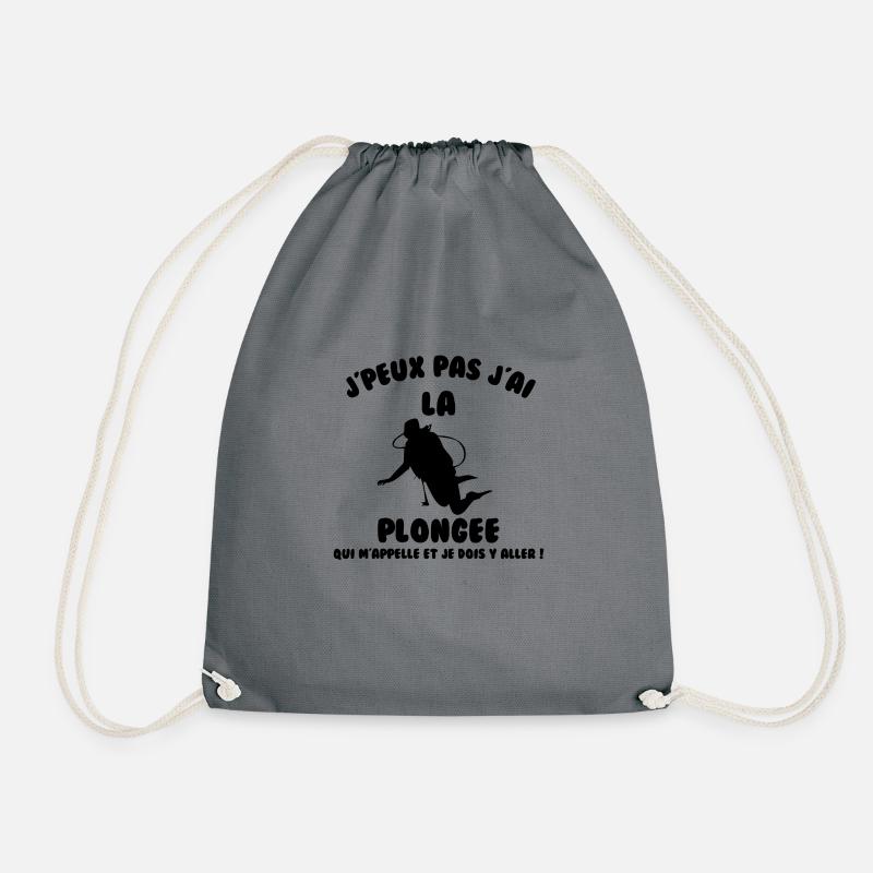 J’peux pas j’ai plongée - Sac de sport léger - gris