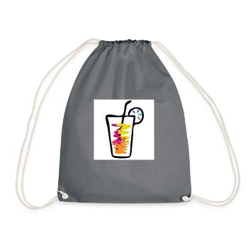 Drink color - Turnbeutel - Grau - Vorne