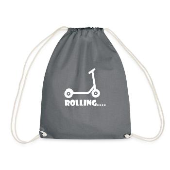 E-Scooter Roller Scooter - Sac de sport léger - gris - Devant