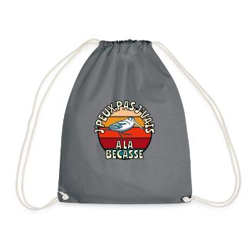 J’peux pas j’vais à la bécasse - Sac de sport léger - gris - Devant