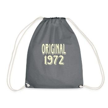 Original 1972 - Turnbeutel - Grau - Vorne