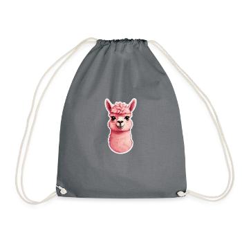 Lama lustieg amical - Sac de sport léger - gris - Devant