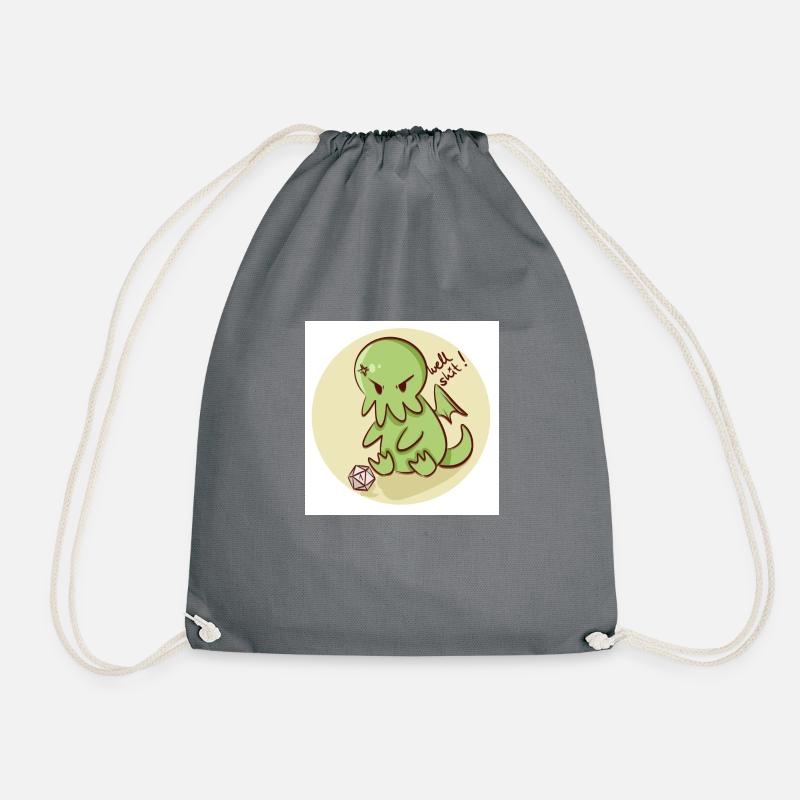 D20 cthulhu - Turnbeutel - Grau