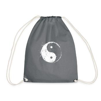 Yin Yang - Sac de sport léger - gris - Devant
