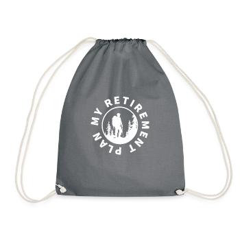 Hiker - Drawstring Bag - grey - Front