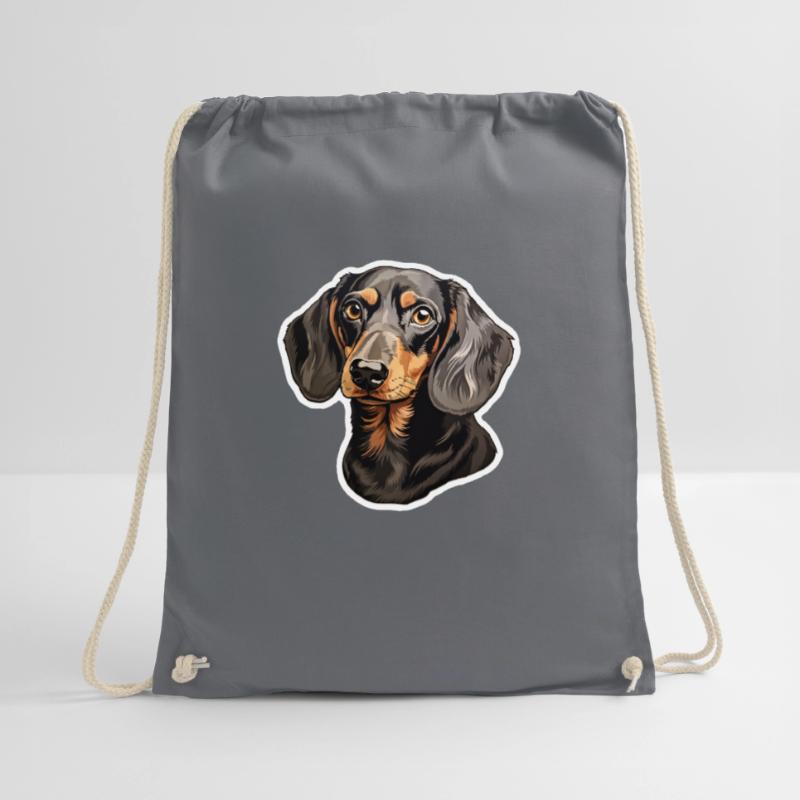Dackel oder Dachshund Turnbeutel