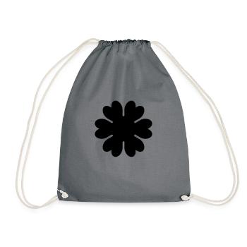Fleur,Feuille,Nature - Sac de sport léger - gris - Devant