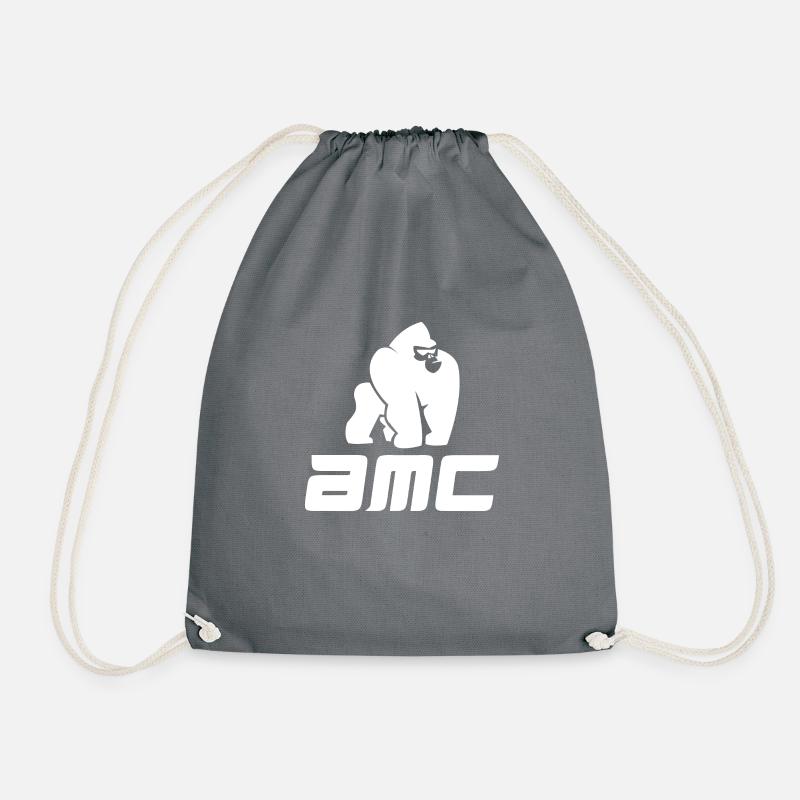 AMC APE - Short Squeeze Design Moon Gang Edition - Drawstring Bag - grey