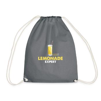 Lemon Design Lemonades Stand Boss Vente de citron - Sac de sport léger - gris - Devant