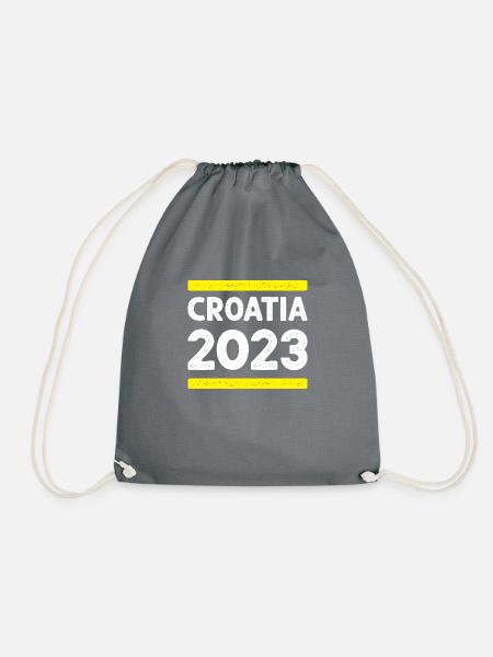 Croatia 2023 - Turnbeutel - Grau