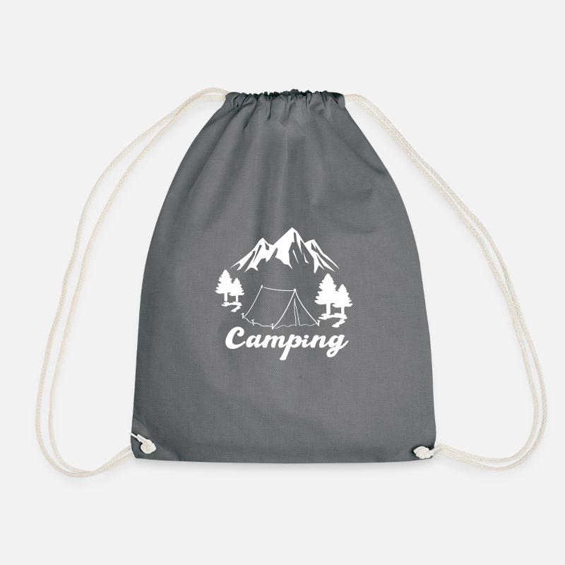 camping - Turnbeutel - Grau