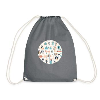 biblique 7 - Sac de sport léger - gris - Devant