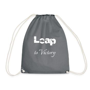 Saut à ski Saison Sensations fortes Cadeau d’anniversaire - Sac de sport léger - gris - Devant