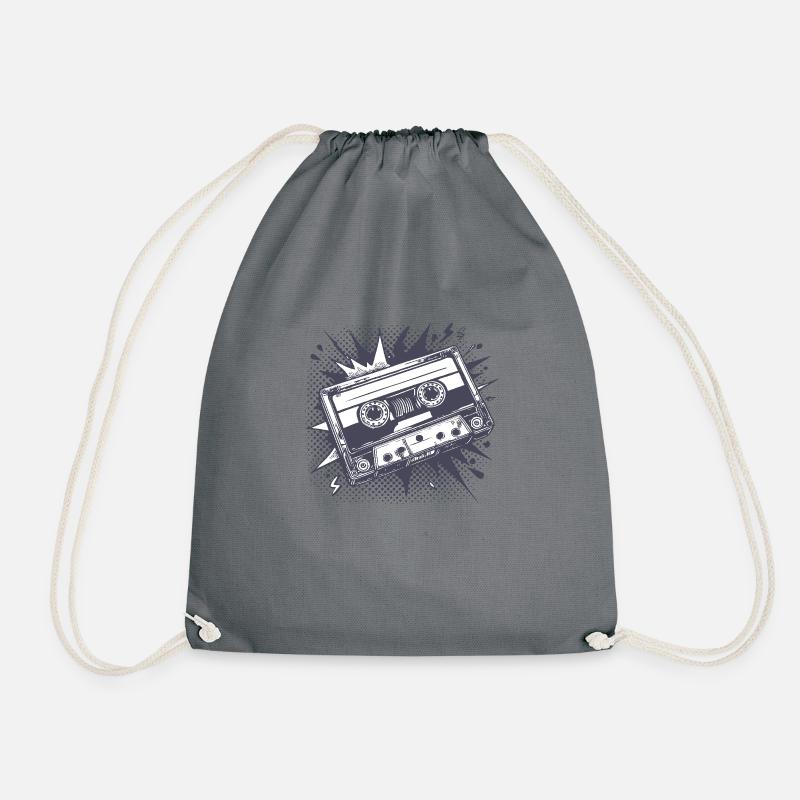 Tape Kasi - Drawstring Bag - grey