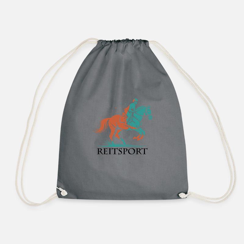 Equestrian – Leidenschaft, Eleganz und Performance - Turnbeutel - Grau